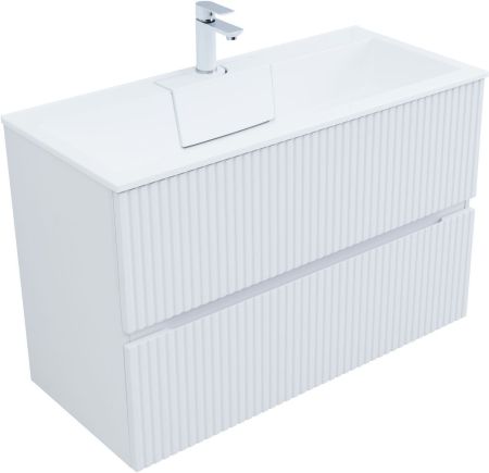 Тумба под раковину Aquanet Джейн 100 белый матовый, артикул 00313288