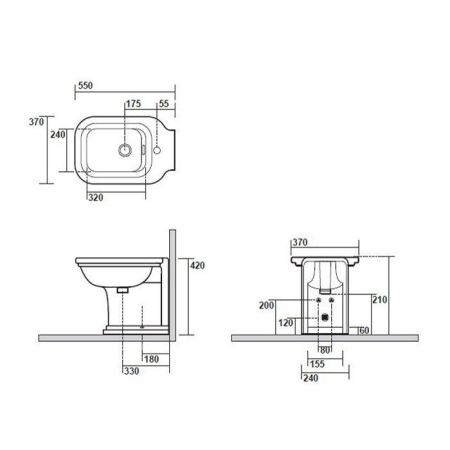 Kerasan Waldorf Заглушка для перелива, цвет золото, артикул 811391oro