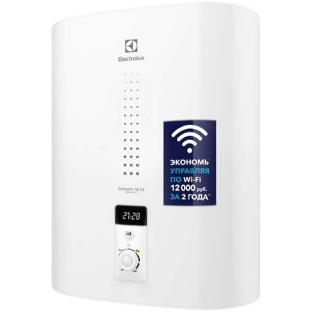 Водонагреватель накопительный Electrolux EWH 30 Centurio IQ 2.0 Белый без модуля Wi-Fi, артикул НС-1131383
