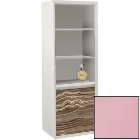 Шкаф пенал SanVit Стайл 32 pstyle в цвете Ral подвесной Розовый глянец