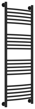Полотенцесушитель водяной "Богема+" 1200х400 (Матовый Чёрный), артикул 31-0221-1240