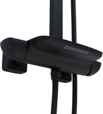 Душевая стойка Allen Brau Infinity 5.21030-31 черный матовый, артикул 5.21030-31