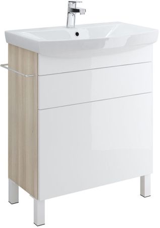 Тумба под раковину Cersanit Smart Carina 70 подвесная Белая B-SU-SMA-CA70/Wh, артикул B-SU-SMA-CA70/Wh