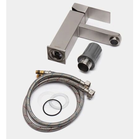 Смеситель для раковины Fmark FS8101, сатин