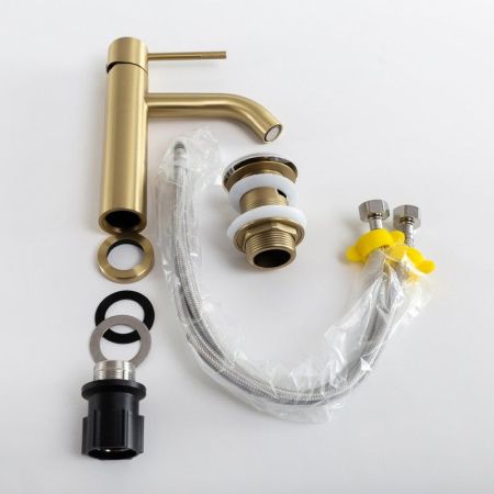 RELAX-LS1-01-W0 Смеситель для раковины однорычажный без донного клапана, хром, артикул RELAX-LS1-01-W0