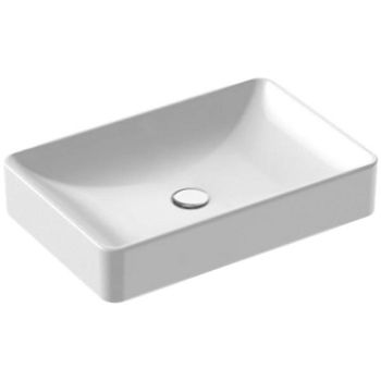 EVF102-00 раковина на столешницу VOX без отв. под смеситель /60х40/ (бел)