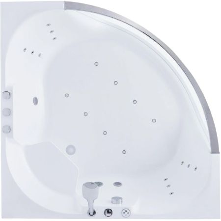 Акриловая ванна SSWW A4104 CGSM 140х140 с гидромассажем