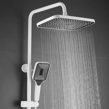 Душевая система Shevanik S6836C, белый