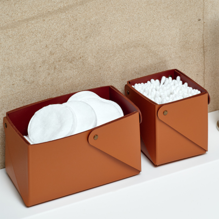 ADJ Стаканчик, 8x8xH10,5 см., цвет: коньяк/бордо, артикул 0104.09/30