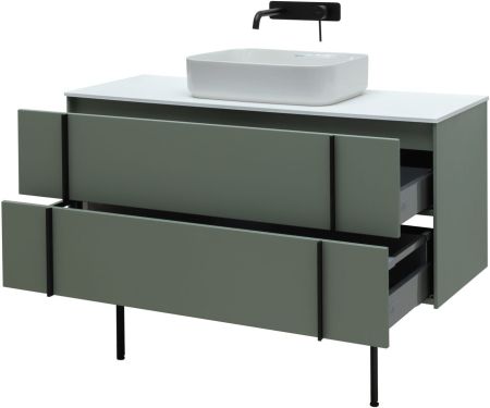 Тумба под раковину Allen Brau Reality 120 1.32008.CGM олива матовый, артикул 1.32008.CGM