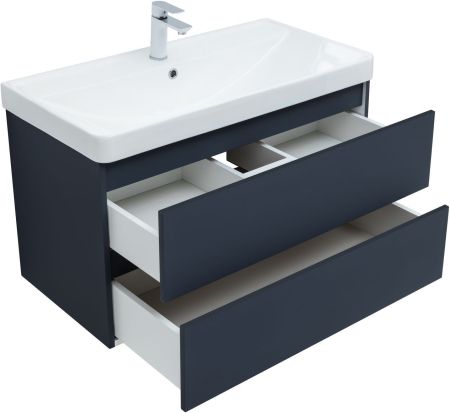 Тумба под раковину Aquanet Вега 2.0 90 маренго, артикул 00337950