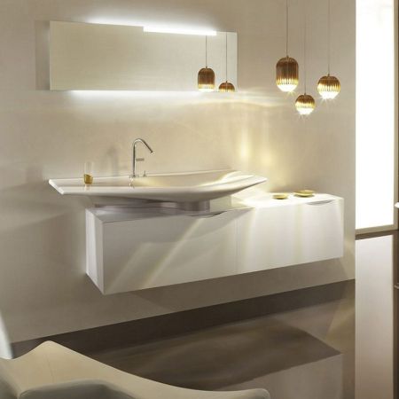 Тумба под раковину Jacob Delafon Stillness 80 EB2002-G1C подвесная Белая глянцевая, артикул EB2002-G1C