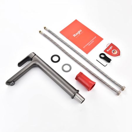 Смеситель для раковины Raglo R03.15.09, графит