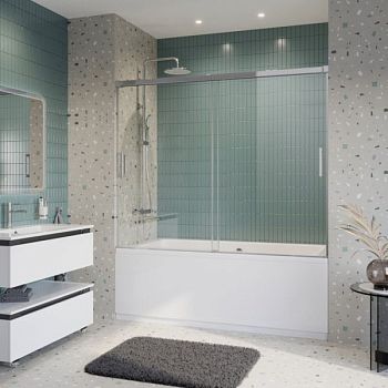 TANDEM-SOFT-VF-2-180/145-C-BORO-IV Душевая шторка на ванну