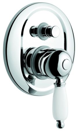 Внутристенный смеситель Laguna на 2 выхода, цвет бронза, артикул 40019BR