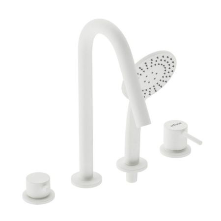 Смеситель на борт ванны LEAF-BVDM4-L, артикул LEAF-BVDM4-L-ST