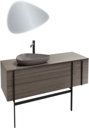 Раковина-чаша Jacob Delafon Nouvelle Vague 56 EVI002-MG2 Серая