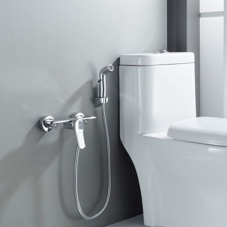 Гигиенический душ со смесителем Shevanik S4705-1, хром