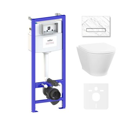 Комплект 6 в 1 Lavinia Boho Elegant Rimless 87561086, премиум с каменной клавишей, артикул 87561086