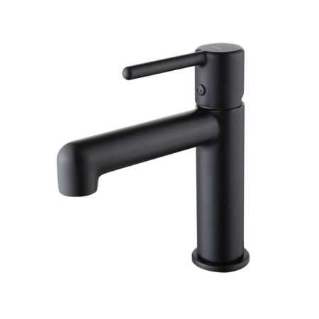 Смеситель для умывальника, черный матовый, Aiger, IDDIS (AIGBL00i01), артикул AIGBL00i01