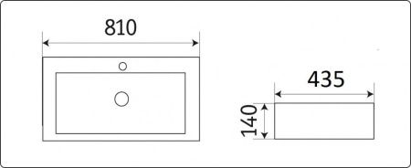 Умывальник CeramaLux 9255-7029D Умывальник CeramaLux 9255-7029D