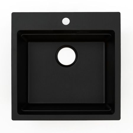 Кухонная мойка Grandex Aqua Comfort 500405, черный металлик