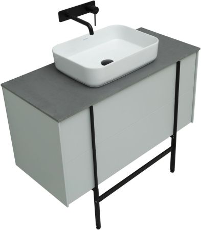 Тумба под раковину Allen Brau Reality 100 1.32007.PWM папирус матовый, артикул 1.32007.PWM