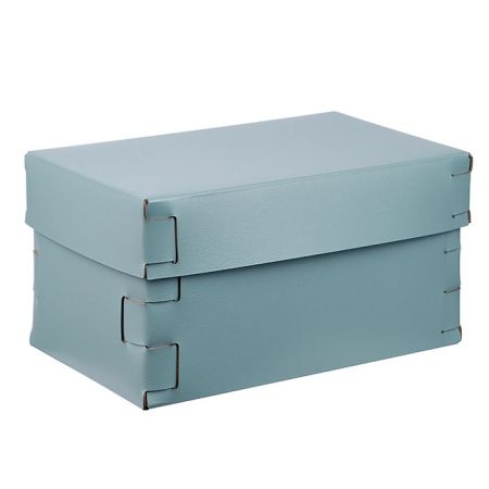 ADJ Коробка Snob, 25x15xH13,5 см., цвет: небесный/эвкалипт, артикул 2515.50/60