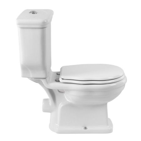 Унитаз-компакт с горизонтальным выпуском воды BELBAGNO BOHEME P-TRAP, артикул CZR-360W-CR