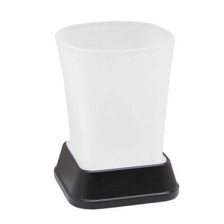 Стакан для зубных щеток WasserKRAFT Amper Black K-5428B Черный, артикул K-5428B