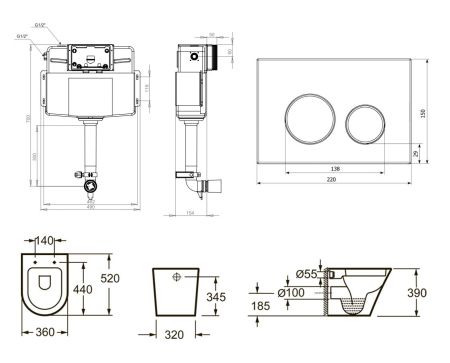 Комплект 5 в 1 Lavinia Boho Relfix Biore 87060234