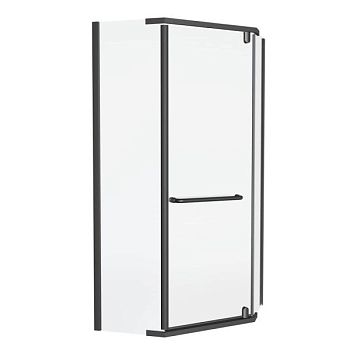 Душевой уголок Knotlor FCD090CG0GM 5-тиугольный 90х90х200, оружейная сталь