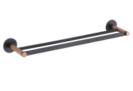 Полотенцедержатель Savol S-002148HD, черный/бронза, артикул S-002148HD