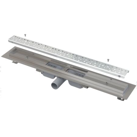 Душевой лоток Alcaplast Low APZ111-1050 с решеткой Хром, артикул APZ111-1050