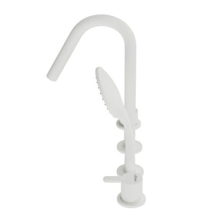 Смеситель на борт ванны LEAF-BVDM4, артикул LEAF-BVDM4-SR