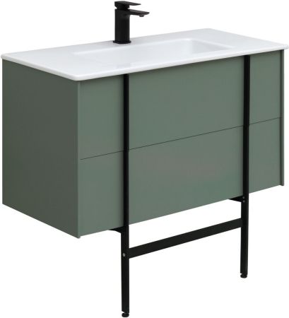 Тумба под раковину Allen Brau Reality 90 1.32006.CGM олива матовый, артикул 1.32006.CGM