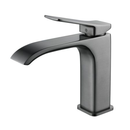 Смеситель для раковины Shevanik S4001T, оружейная сталь, артикул S4001T