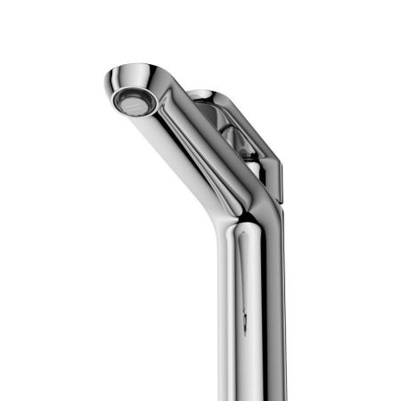 STYLUS-LC-01-W0 Смеситель для накладной раковины однорычажный, без донного клапана, хром, артикул STYLUS-LC-01-W0