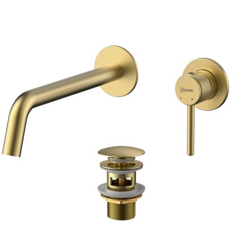 Смеситель Lemark Beluga для раковины встраиваемый (LMF-8033B-BRLG), артикул LMF-8033B-BRLG