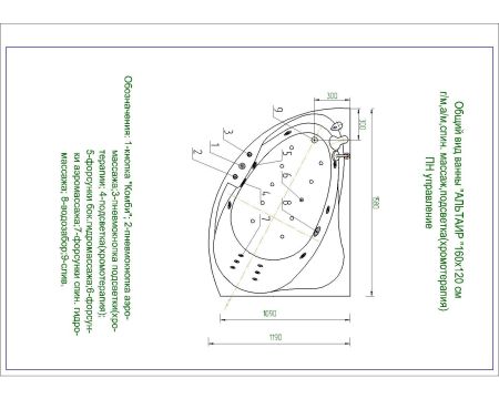 Альтаир прав.пустая без фр.экр., артикул ALT160-0000008
