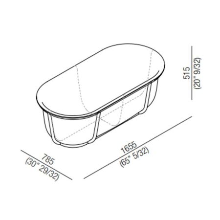 Agape Cuna Ванна отдельностоящая 165x78.5x52 см, с черной металлической структурой, цвет: белый, артикул AVAS1079ZE