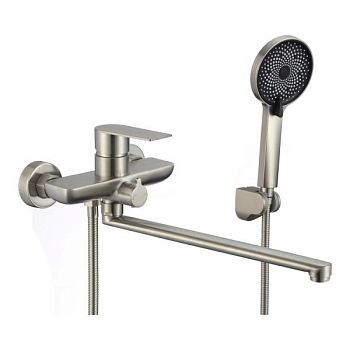 Смеситель для ванны Fmark FS8824, сатин