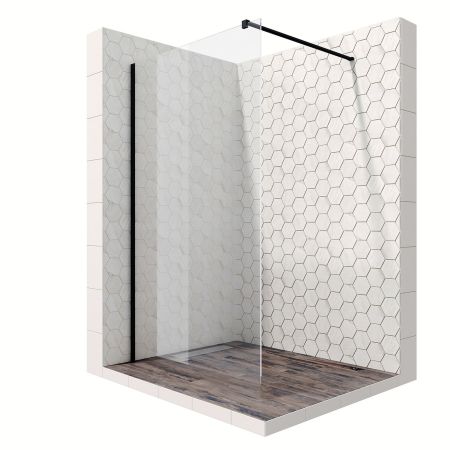 Душевая перегородка Ambassador Walk-in 15031109-ST9, свободный вход, линейный трап, 90см