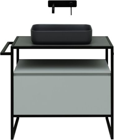 Тумба под раковину Allen Brau Priority 80 1.31002.PWM папирус матовый, артикул 1.31002.PWM