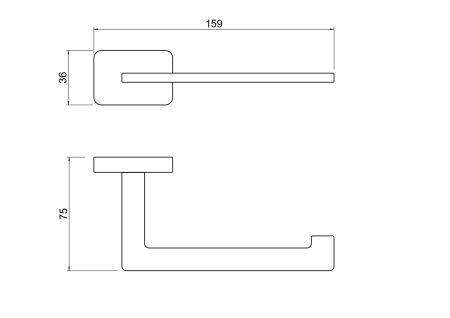 Бумагодержатель AQUATEK AQ4308CR ЛИБРА, артикул AQ4308CR