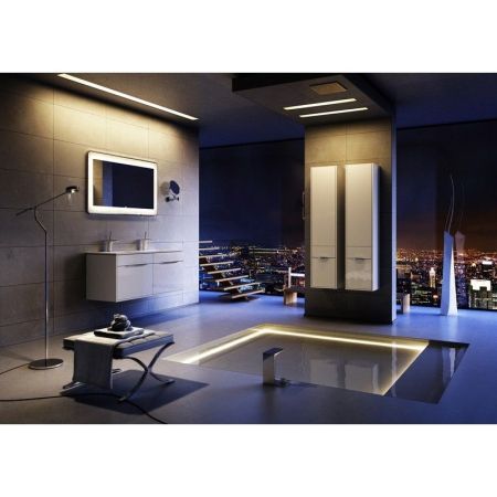 Шкаф пенал Aqwella 5 Stars Malaga 30 Mal.05.03/L Белый, артикул Mal.05.03/L