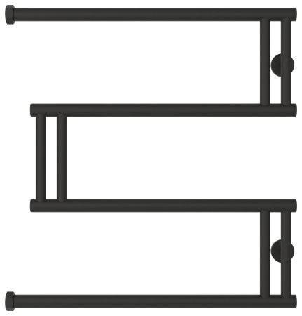 Полотенцесушитель водяной High-Tech model "M+" 600х600 (МУАР Темный Титан)