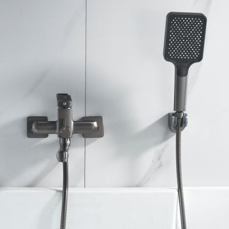 Смеситель для ванны Shevanik S9902T, оружейная сталь, артикул S9902T