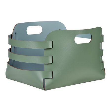 ADJ Корзина Riga, 27x36xH25 см., цвет: эвкалипт/небесный, артикул 9687.60/50