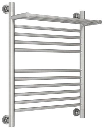 Полотенцесушитель, Сунержа, Богема +, с 1 полкой, водяной, ширина, мм-550, глубина, мм-213, высота, мм-662, межосевое расстояние-500, перемычка-прямая, подключение-диагональное/нижнее/вертикальное, мощность, Вт-357, присоединительный размер-НР G 1/2" / НР, артикул 071-0223-6050